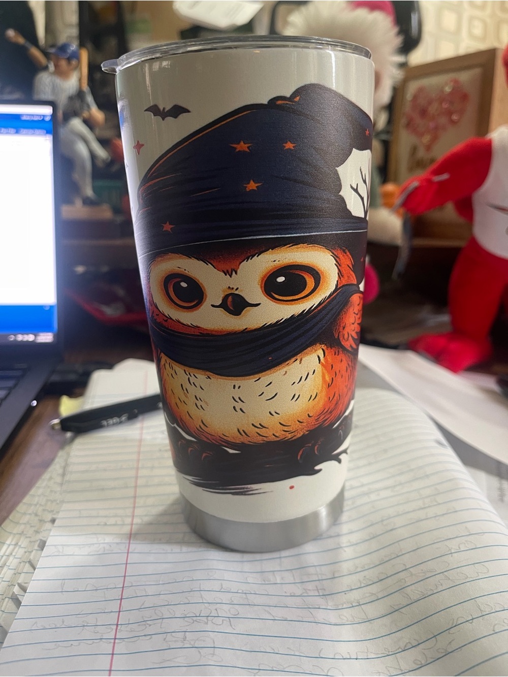 Orange Owl Insulated Tumbler - Home Accents